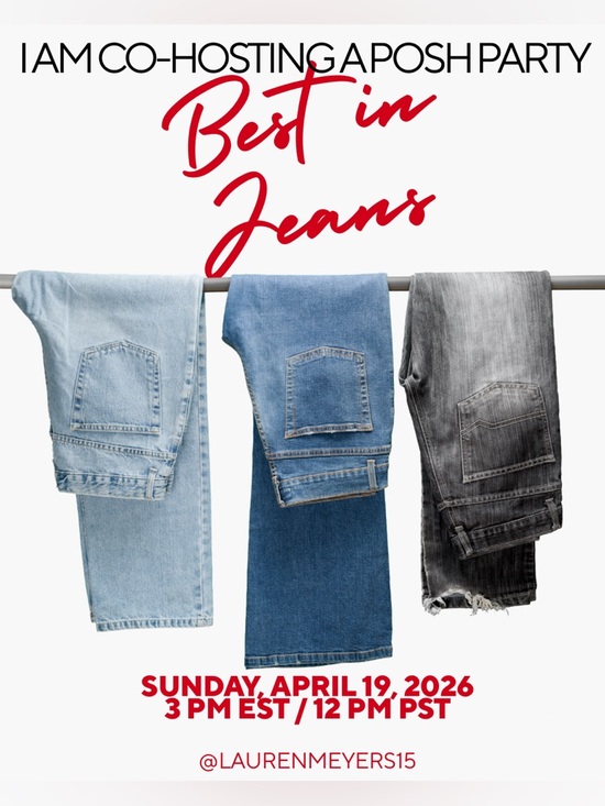 Denim - 🎉I’M CO-HOSTING🎉 “Best In Jean” Posh Party 4/19/26